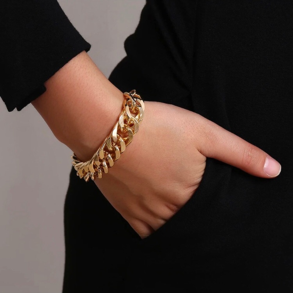“Royal Rank” Chain Link Gold Elegant Chic Bracelet